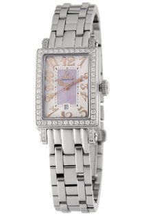 Gevril Women's 8248RLB Super Mini Quartz Pink Mother of Pearl Diamond Watch