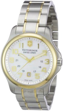  Victorinox Swiss Army Women's 241364 Officers Ladies Mother-of-Pearl Dial Watch