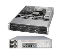 Server Supermicro SuperServer 6027R-E1R12N (SSG-6027R-E1R12N) E5-2630 (Intel Xeon E5-2630 2.30Hz, RAM 4GB, 1800W, Không kèm ổ cứng)