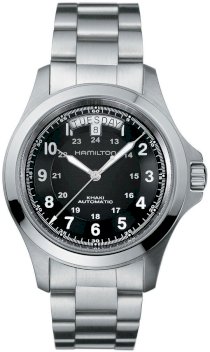 Hamilton Men's H64455133 Khaki King II Black Dial Watch