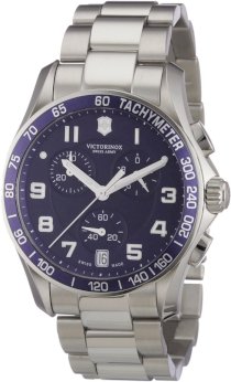 Victorinox Swiss Army Men's 241497 Chrono Classic Blue Chronograph Dial Watch