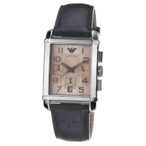 Emporio Armani Men's AR0337 Classic Brown Chronograph Dial Watch