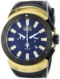 Invicta Men's 0664 II Chronograph Black Dial Polyurethane Watch