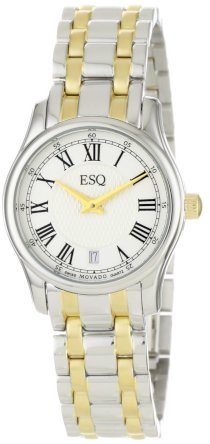 ESQ by Movado Women's 07101370 Filmore Two-Tone Silver Roman Dial Watch