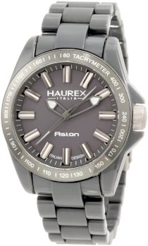 Haurex Italy Men's G7366UGG Aston Ceramic Grey Watch