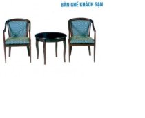 Bộ bàn ghế khách sạn Hòa Phát BKS04+GKS04