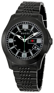 Gucci Men's YA126202 Classic Black Dial Watch