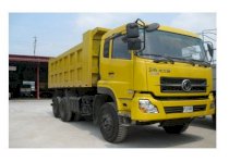 Xe tải ben thùng vuông Donfeng L37530 6x4 25 tấn 