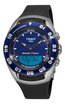 Tissot Men's T0564202704100 Sailing Touch Blue Chronograph Dial Watch