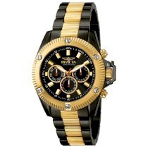 Invicta Men's 5719 II Collection Sport 18k Gold-Plated and Black Ion-Plated Watch