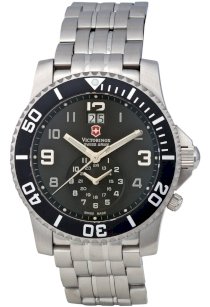 Victorinox Swiss Army Men's 241166 Maverick II Dual Time Watch