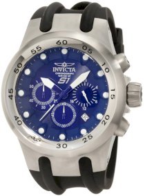 Invicta Men's 1507 Specialty S1 Chronograph Blue Dial Black Polyurethane Watch