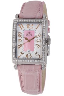 Gevril Women's 7248RL Mini Quartz Avenue of Americas Pink Diamond Watch