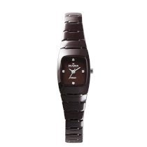 Skagen Brown Dial Swarovski Crystal Brown Ceramic Ladies Watch 814XSDXDC1