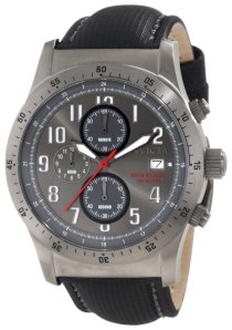 Invicta Men's 1320 Specialty Chronograph Grey Dial Black Techno Watch