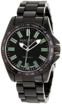 Haurex Italy Men's N7366UNV Aston Classic Black Ceramic Watch