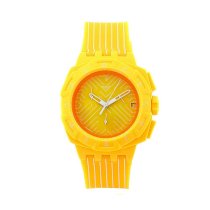 Swatch Men's SUIJ400 Yellow Run Multi-Color Strap Watch