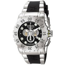 Invicta Men's 6653 Reserve Collection Leviathan Chronograph Black Polyurethane Watch