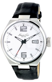 Kenneth Cole New York Men's KC1684 Analog Silver White Dial Watch