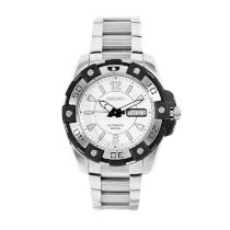 Seiko Men's SKZ269 Superior Stainless Steel White Dial Watch