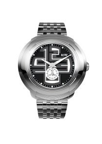 RSW Men's 9130.BS.S0.12.00 Volante Black Luminous Stainless-Steel Bracelet Watch