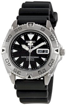 Seiko Men's SNZB33J2 5 Sports Rubber Strap Watch