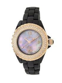 Le Chateau Women's 5807L-BLMOP All Ceramic and Zirconias Condezza LC Collection Watch