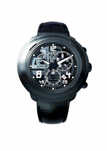 RSW Men's 4130.1.L1.12.00 Volante Black Sapphire Crystal Black Dial Chronograph Watch