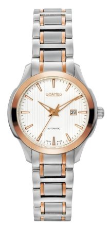 Roamer of Switzerland Women's 716561 49 25 70 Mechaline EOS Automatic Rose Gold IP Steel Watch