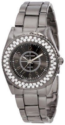 Vernier Women's VNR11060GM Fashion Glitz Bracelet Quartz Watch