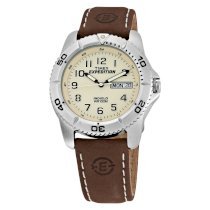 Timex Men's T46681 Expedition Brown Leather Strap Watch