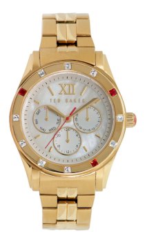 Ted Baker Women's TE4067 Quality Time Single Case Construction Gold Tone Watch