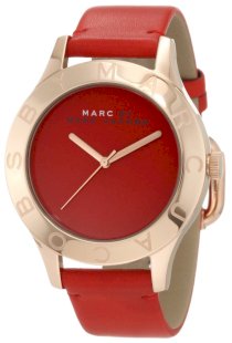 Marc by marc jacobs  MBM1204 Women's Tomato Red Dial Tomato Red Leather Strap Watch