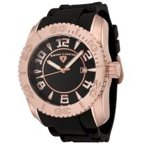  Swiss Legend Men's 20068-RG-01 Commander Collection Rose Gold Ion-Plated Black Dial Watch