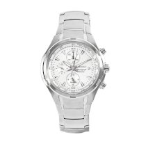 Seiko Men's SNAE39 Neosport Stainless Steel White Chronograph Dial Watch
