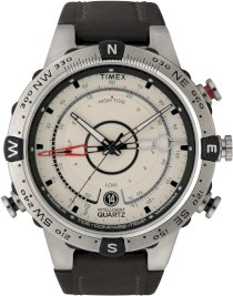 Timex Intelligent Quartz T2N721 Mens Indiglo PREMIUM IQ Brown Watch