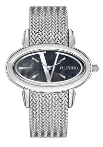 Valentino Women's V50SBQ9999S099 Signature Stainless Steel Blue Dial Watch