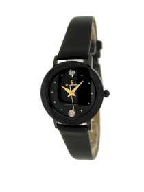 Le Chateau Women's 955lgun-blk Diamond Accented Domed-Crystal Watch