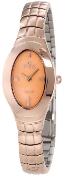 Swistar Women's 104-14L Swiss Quartz Rose Gold Plated Stainless Steel Dress Watch