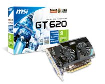 MSI N620GT-MD1GD3/OC (NVIDIA GeForce GT 620, GDDR3 1GB, 64-bit, PCI-E 2.0)
