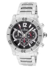 Le Chateau Men's 5437m-blk Sport Dinamica Chronograph Stainless Steel Watch
