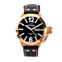  TW Steel Men's CE1021 CEO Canteen Black Leather Dial Watch