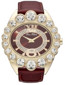  Paris Hilton Women's PH.13104JSG/12 Crown Large White Stones Watch