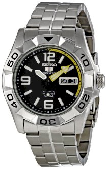 Seiko Men's SNZH95 Black Dial Seiko 5 Sports Watch