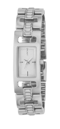  DKNY Women's NY4652 Silver Stainless-Steel Quartz Watch with Silver Dial