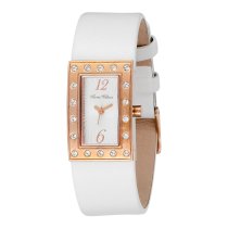  Paris Hilton Women's 138.5099.60 Small Rectangular White Dial Watch