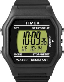 Timex Men's T2N2449J Fashion Digitals Jumbo Black Watch