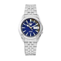 Seiko Men's SNK371K Seiko 5 Automatic Blue Dial Stainless Steel Watch