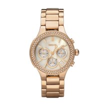 DKNY Rose Gold Glitz Ladies Watch #NY8080