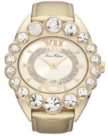  Paris Hilton Women's PH.13104JSG/06 Crown Large White Stones Watch